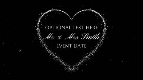 Glittery Heart (Font Option 3)