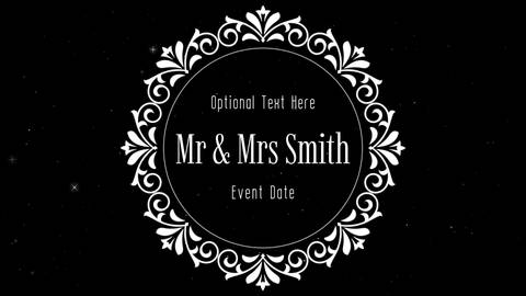 Floral Ring (Font Option 3)